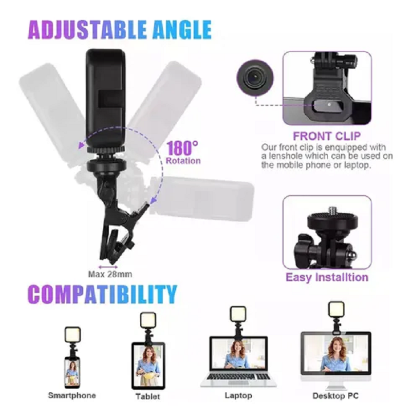 Miniatura 2 de Panel de luz led portatil celular